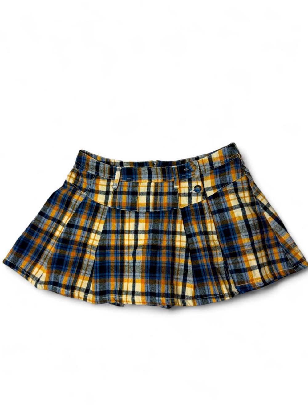 Free People Plaid Mini Skort